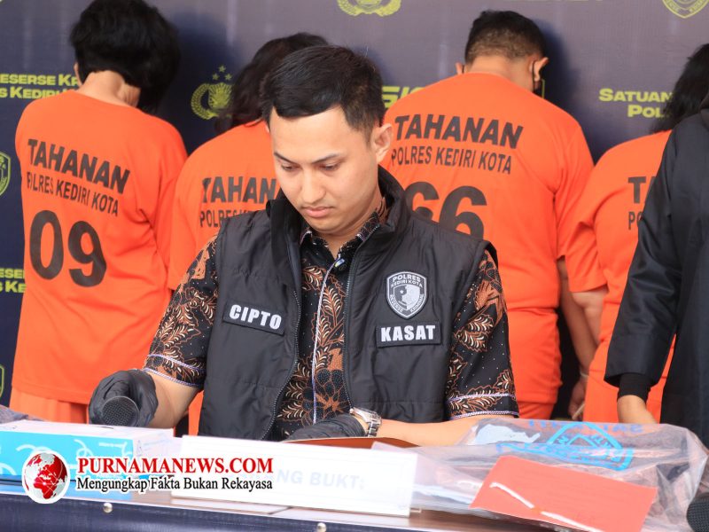 Kasat Reskrim Polres Kediri Kota AKP Cipto Dwi Leksana, S.Tr.K., S.I.K., M.H