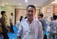 Hendrik Tangke Allo yang disapa HTA, Politisi PDIP Kota Depok,  pada saat hadiri Ultah Walikota Depok, (Foto: Purnamanews/Yudi Bahtiar)