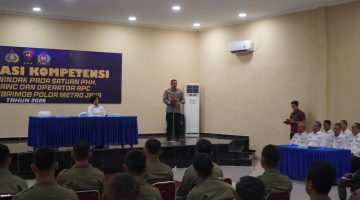 Brimob Polda Metro Jaya Gelar Sertifikasi PHH, Operator AWC Dan APC 2026 Di Batalyon C Pelopor