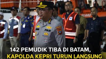 Polda Kepri Turun Langsung, Arus Balik Mudik Gratis di Batam Dijaga Ketat