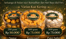 Kue Kering Ramadan Produksi Warga Binaan Lapas Narkotika Tanjungpinang Siap Dipasarkan