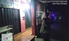 Anggota Polsek Leuwidamar Polres Lebak, Patroli Malam Hari Guna Mencegah Gangguan Kamtibmas
