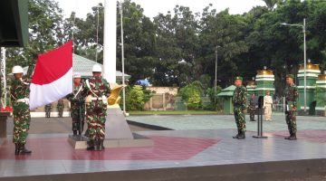 Kodim 0505/JT Gelar Upacara 17-an, Tegaskan Profesionalisme Prajurit