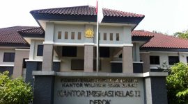 Kantor Imigrasi Kelas I Non TPI Depok berlokasi di Jl. Boulevard Grand Depok City, Kalimulya, Kec. Cilodong, Kota Depok, Jawa Barat  (Foto: Yudi Bahtiar/Purnamanews.com)

