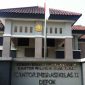 Kantor Imigrasi Kelas I Non TPI Depok berlokasi di Jl. Boulevard Grand Depok City, Kalimulya, Kec. Cilodong, Kota Depok, Jawa Barat  (Foto: Yudi Bahtiar/Purnamanews.com)
