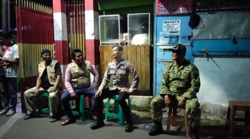 Patroli Malam Terpadu Di Pulogadung : Sinergi TNI, Polri Dan Warga Jaga Lingkungan Tetap Aman