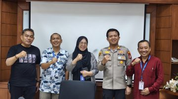 Kapolsek Pademangan Jalin Silaturahmi Dengan Perusahaan Jelang May Day Fiesta 2026