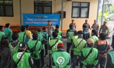 Polsek Kelapa Gading Dukung Sabuk Kamtibmas Dengan Rangkul Ojol  : Perkuat Sinergi Jaga Keamanan