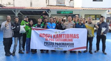 Polsek Pademangan Peduli Ojol Dengan Gelar Jumat Peduli : Perkuat Sinergi Jaga Wilayah