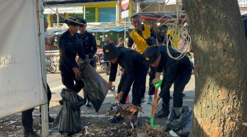 Brimob Polda Metro Jaya Bersihkan Pasar Ciputat, Lingkungan Sehat Dan Aktifitas Warga Lebih Nyaman