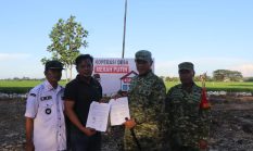 Dandim 0509/Kab.Bekasi Pimpin Peletakan Batu Pertama Koperasi Desa Merah Putih Di Karangreja