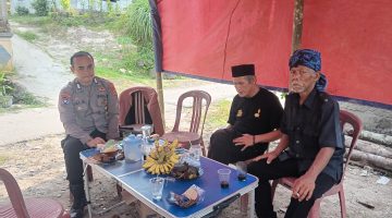 Bhabinkamtibmas Polsek Rangkasbitung Polres Lebak Sambangi Tokoh Masyarakat Untuk Menyampaikan Pesan Kamtibmas
