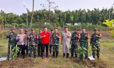 Peringati Hari Bumi, Koramil 02/Penjaringan Bersama Tiga Pilar Tanam 1.000 Pohon Buah