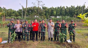 Peringati Hari Bumi, Koramil 02/Penjaringan Bersama Tiga Pilar Tanam 1.000 Pohon Buah