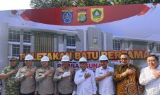 Kapolda Letakkan Batu Pertama Mako Polres Metro Depok : Pelayanan Harus Makin Baik