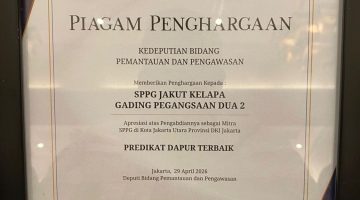 SPPG Jakarta Utara Raih Penghargaan Dari Badan Gizi Nasional