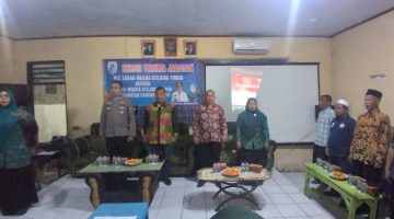 Wakili Kapolsek,Bhabinkamtibmas Polsek Rangkasbitung Polres Lebak Hadiri Serah Terima Jabatan Kepala Kelurahan Muara Ciujung Timur