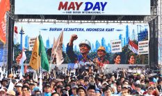 Polri Apresiasi Massa Buruh Sampaikan Aspirasi Tertib Pada Peringatan May Day