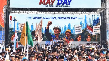 Polri Apresiasi Massa Buruh Sampaikan Aspirasi Tertib Pada Peringatan May Day