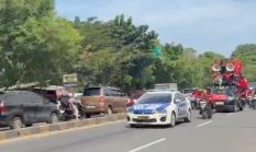Polres Tangerang Kota Kawal Keberangkatan Massa Aksi Ke Jakarta Pusat Dalam Peringatan Hari Buruh