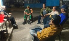 Sinergi TNI Dan Warga, Patroli/Siskamling Keliling Koramil Duren Sawit Perkuat Keamanan Lingkungan
