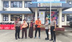 Polsek Koja Terima Kunjungan Siswa SDN 021 Tugu Utara : Serahkan Hasil Panen, Bukti Peduli Lingkungan