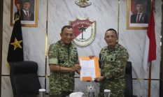 Korem 052/Wijayakrama Terima Kunjungan Tim Wasrik Itjen TNI