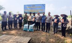 Dukung Program Asta Cita Presiden RI, Polres Tangerang Kota Tanam Jagung Pipil Di Batuceper