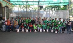 Polsek Tamansari Bagikan Beras Kepada Anggota Sabuk Kamtibmas Dalam Jumat Peduli