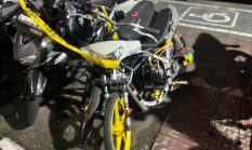 Patroli Brimob Dan Polsek Gagalkan Balap Liar Dan Bubarkan Pesta Miras Di Pamulang