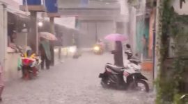 Penampakan Banjir Jl. Kincir Air Rt 03/02 Kelurahan Bojong Baru Kecamatan Bojong Gede Kabupaten Bogor (Foto: Yudi Bahtiar / Purnamanews com)